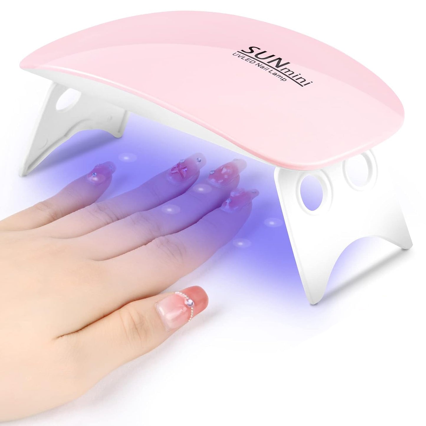 UV Led Lamp For Nails 6W Nail Lamp Light With Timer Mini Portable Nail Dryer Usb Gel Nail Polish Lamp For Nail Art Design At Home Random Color