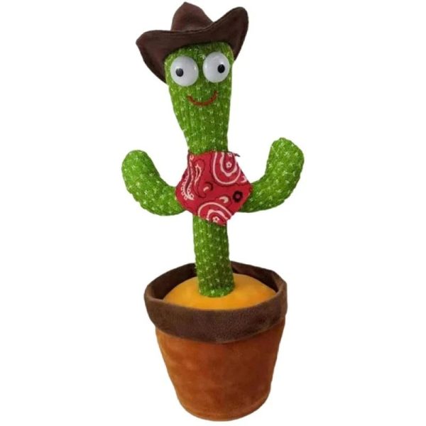 Dancing Cactus Toy – Singing, Talking, Voice Recording Plush with USB Rechargeable Function – Fun Educational Gift for Babies