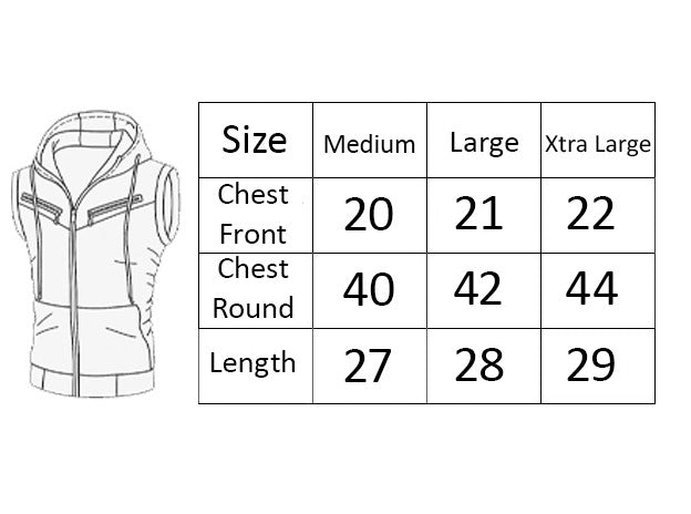 Men’s Casual Zip-Up Jaqueta Hoodie - Extra Large