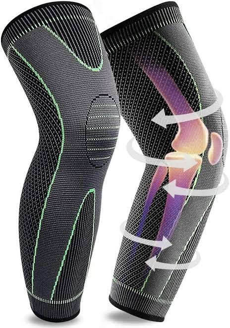 Full Leg Knee Pads with Support Belt