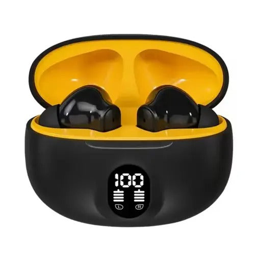 TWS Smart Sports Wireless Earbuds with LED Display & ENC Noise Cancellation | Fast Charging Bluetooth Headphones