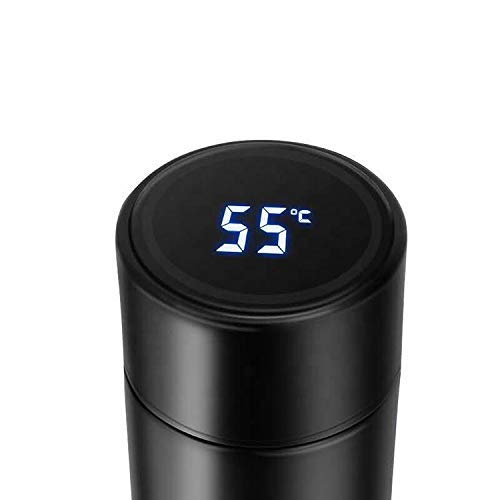 Temperature Display Thermos Water Bottle 500ML Stainless Steel Insulated Hot and Cold Flask with LED Display